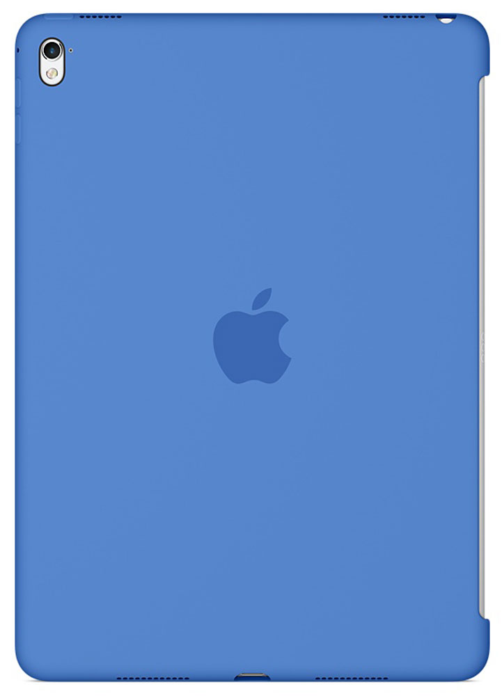 Apple Silicone Case чехол для iPad Pro 9.7, Royal BlueMM252ZM/A Apple Silicone Case чехол для iPad Pro 9.7, Royal BlueMM252ZM/AСиликоновый чехол от Apple закрывает заднюю поверхность вашего iPad Pro и плотно прилегает к кнопкам, не делая его толще. Мягкая внутренняя поверхность из микроволокна защищает устройство, а гладкий силикон очень приятен на ощупь. Чехол идеально совместим с новой клавиатурой Smart Keyboard и обложкой Smart Cover. Ваш iPad Pro защищён со всех сторон.