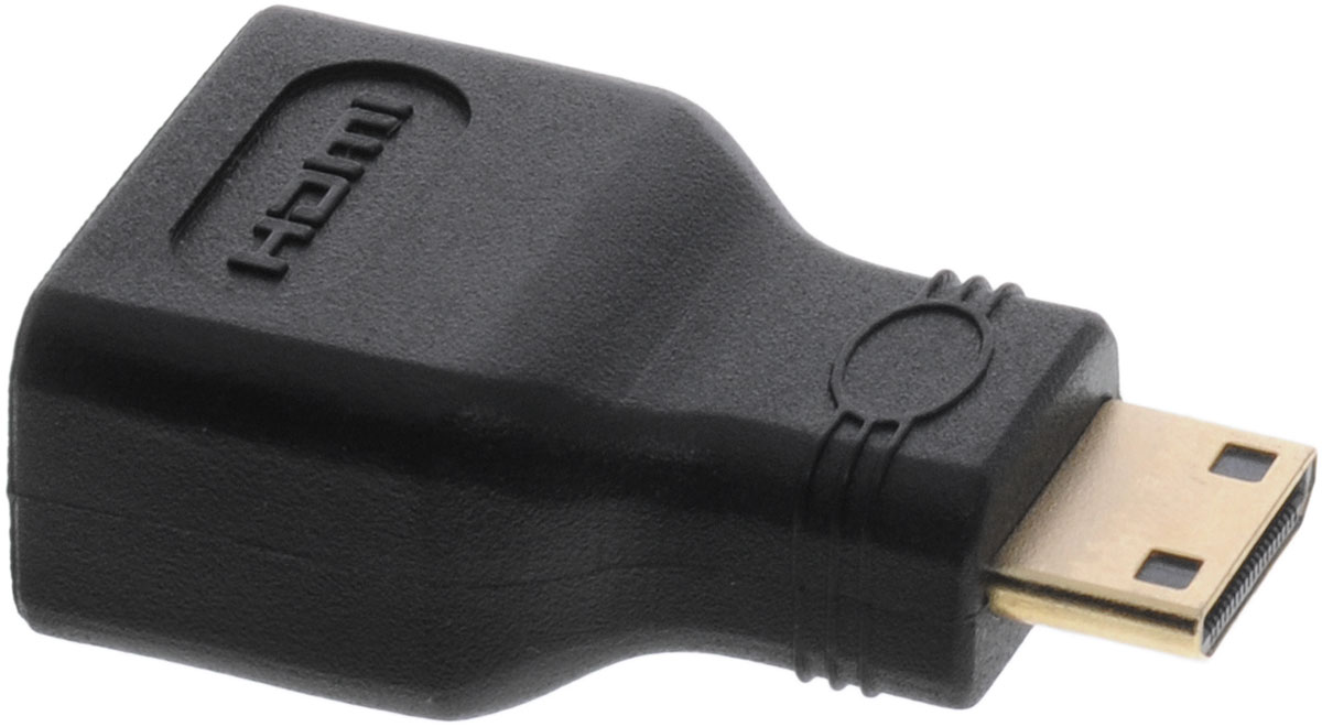 Greenconnect GC-CVM301, Black адаптер-переходник miniHDMI-HDMI greenconnect gc mdp2vga2 переходник mini displayport vga