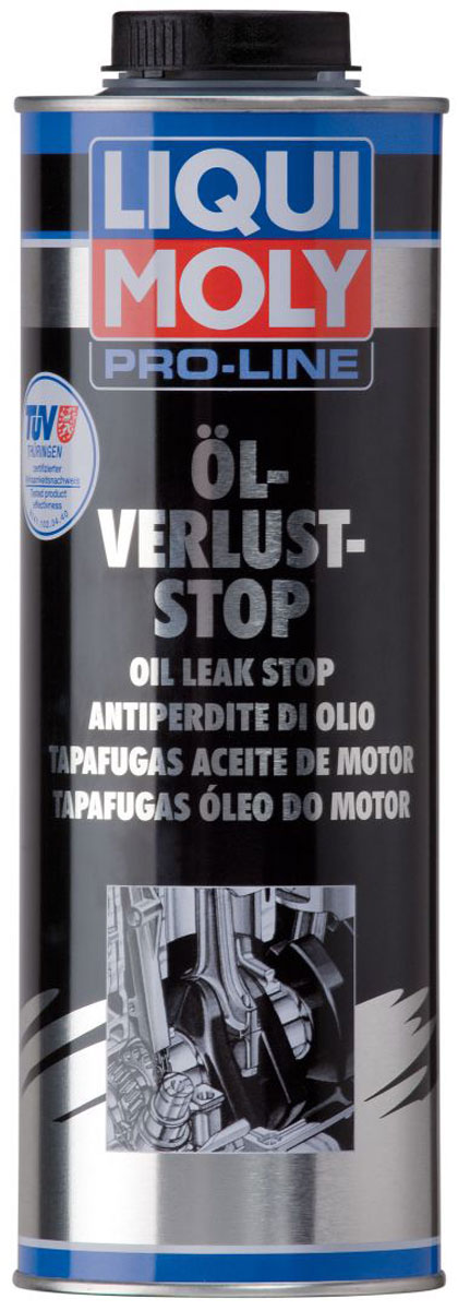 Средство для остановки течи моторного масла Liqui Moly Pro-Line Oil-Verlust-Stop, 1 л5182 Средство для остановки течи моторного масла Liqui Moly Pro-Line Oil-Verlust-Stop, 1 л5182Средство Liqui Moly Pro-Line Oil-Verlust-Stop останавливает и предотвращает утечку масла из системы. Работает путем восстановления эластичности резиновых и пластиковых прокладок и за счет восстановления высокотемпературной вязкости моторного масла.Средство восстанавливает эластичность резиновых и пластиковых прокладок, сальников, снижает расход масла на угар на маслосъемных кольцах (за счет стабилизации высокотемпературной вязкости) и на направляющих клапанах (за счет восстановления эластичности маслосъемных колпачков). Предотвращает образование сизого выхлопного дыма. Выравнивает высокотемпературную вязкость масла и снижает шумы при работе двигателя. Способствует восстановлению компрессии.Особенности:Снижает потери масла при неплотностях в ЦПГ и направляющих клапанов.Предотвращает образование сизого дыма из выхлопной трубы.Предотвращает потери масла из-за потери эластичности сальников и уплотнителей.Восстанавливает эластичность пластиковых и резиновых эластомеров - уменьшает шумы при работе двигателя.Предотвращает загрязнение окружающей среды.Товар сертифицирован.