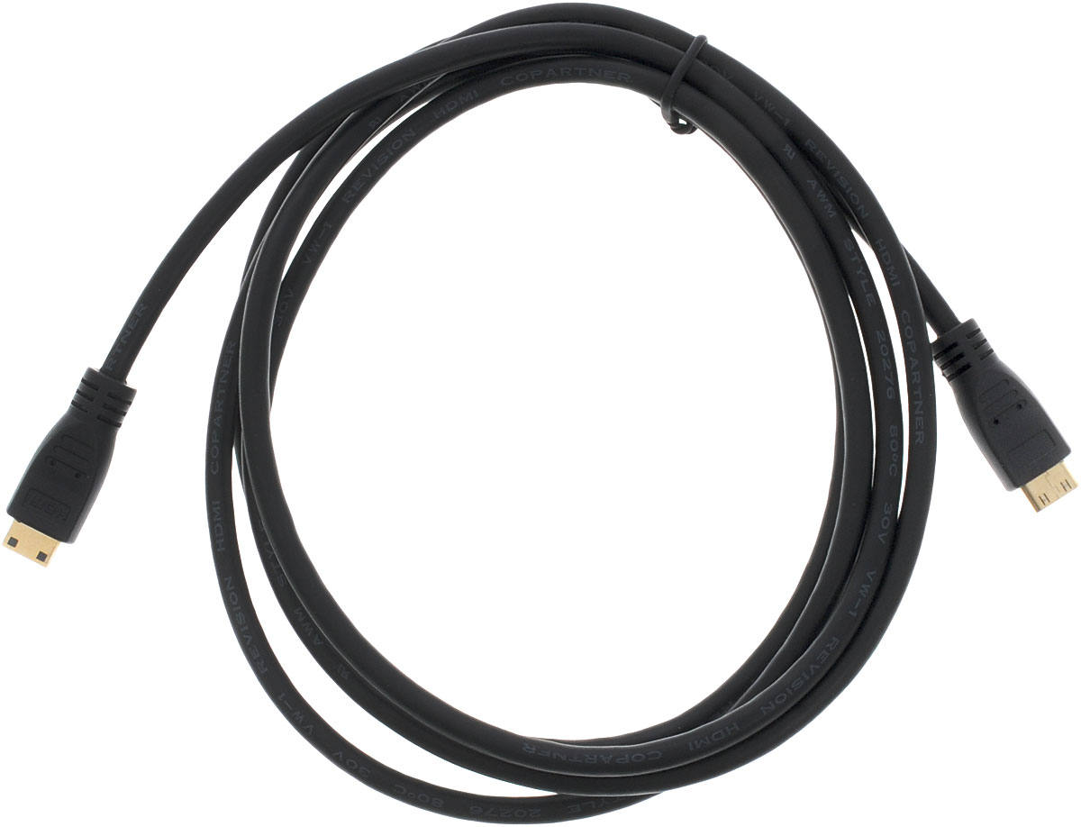 Greenconnect Premium GC-MHM02, Black кабель miniHDMI 1.8 м