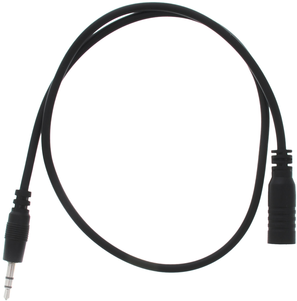 Greenconnect GC-STM2F, Black кабель-удлинитель AUX 0,5 м