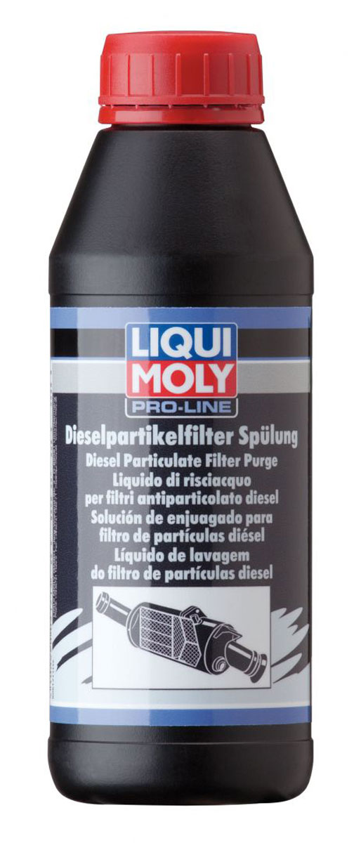 Очиститель дизельного сажевого фильтра Liqui Moly Pro-Line Diesel Partikelfilter Spulung, для легковых автомобилей, 0,5 л5171 Очиститель дизельного сажевого фильтра Liqui Moly Pro-Line Diesel Partikelfilter Spulung, для легковых автомобилей, 0,5 л5171Liqui Moly Pro-Line Diesel Partikelfilter Spulung применяется для финишной промывки и нейтрализации компонентов очистителя сажевых фильтров Pro-Line Diesel Partikelfilter Reiniger после использования на легковых автомобилях или малокубатурной силовой технике. Состав распыляется в полость сажевого фильтра, воздействует в течение 5-ти минут, далее двигатель можно заводить.Особенности:Растворяет копоть.Эффективна для всех сажекоптевых фильтров.Гарантирует оптимальные ходовые качества, мощность двигателя и низкий расход топлива.Сокращает расходы по эксплуатации.Товар сертифицирован.
