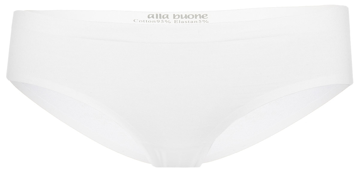 Трусы-шортики женские Alla Buone Invisible Incollato, цвет: белый. 4030. Размер S (44)
