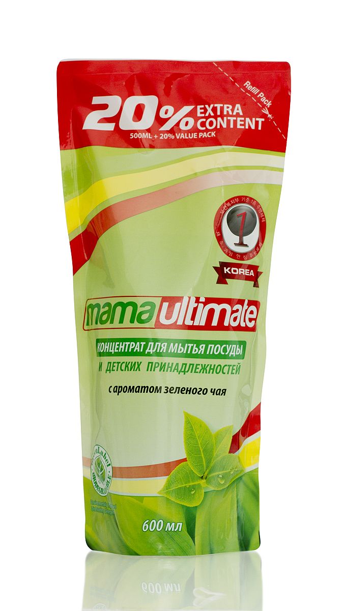 Гель для мытья посуды и детских принадлежностей Mama Ultimate, концентрат, с ароматом зеленого чая, сменная упаковка, 600 мл43625 Гель для мытья посуды и детских принадлежностей Mama Ultimate, концентрат, с ароматом зеленого чая, сменная упаковка, 600 мл43625Концентрированный гель Mama Ultimate на основе природных минералов подходит для мытья посуды, овощей и фруктов, а также для мытья детских принадлежностей. Классическая боразлагаемая формула с тройной концентрации, не сушит руки и устраняет неприятные запахи.Уважаемые клиенты! Обращаем ваше внимание на то, что упаковка может иметь несколько видов дизайна. Поставка осуществляется в зависимости от наличия на складе.Товар сертифицирован.