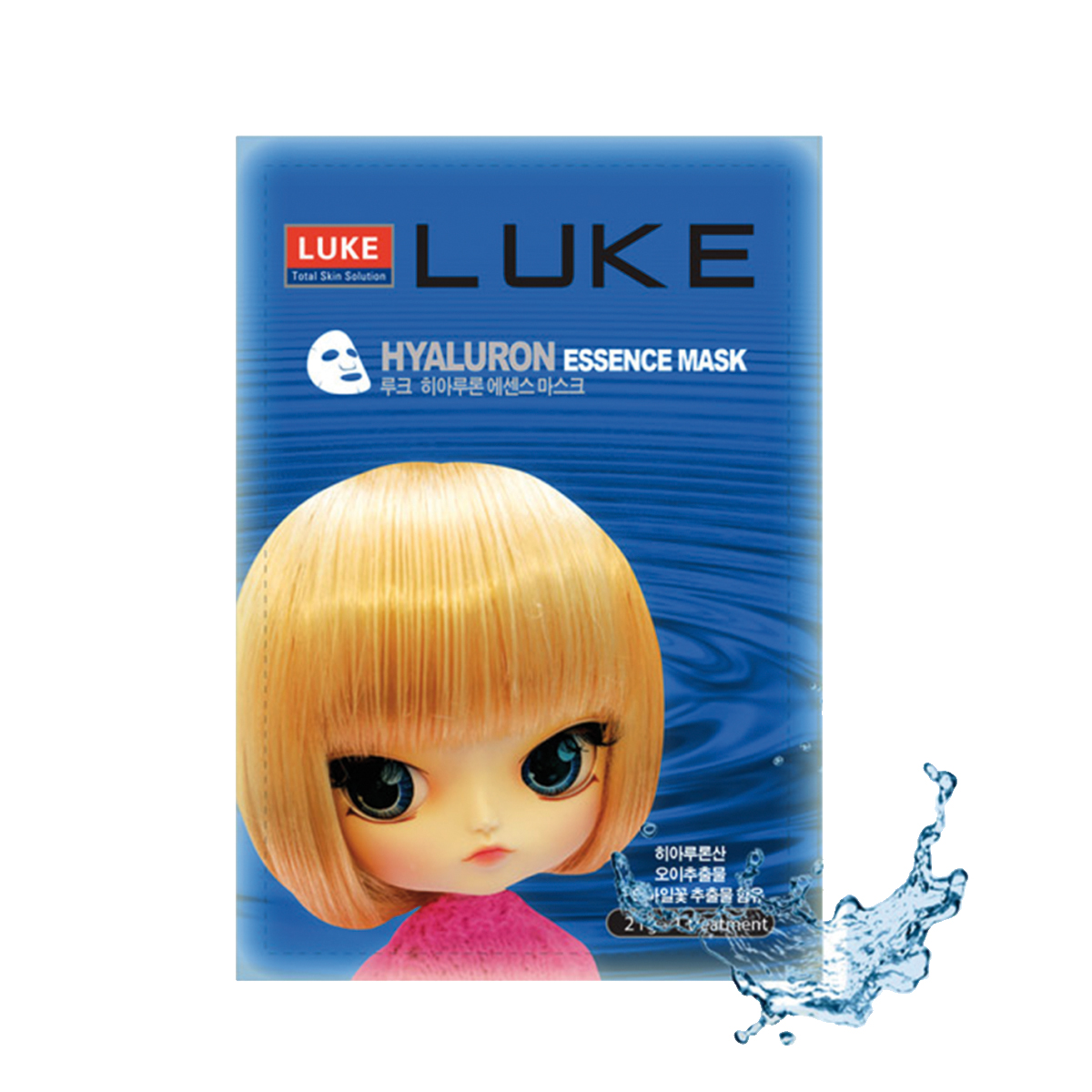 Luke Маска с гиалуроновой кислотой Hyaluron Essence Mask 21 г маска с коллагеном 21 г luke