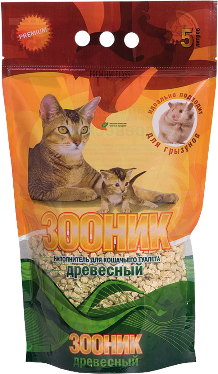 Наполнитель Зооник, древесный, 5 л06234 Наполнитель Зооник, древесный, 5 л06234Наполнитель Зооник изготовлен из высококачественной экологически чистой древесины хвойных пород, обладает приятным ароматом и не содержит искусственных добавок. Может быть использован для наполнения туалетов кошек, грызунов и других некрупных домашних животных.Объём наполнителя: 5 л.