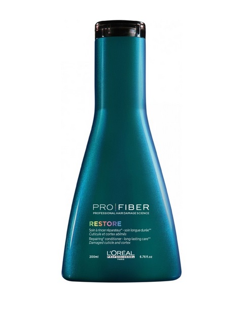 LOreal Professionnel Смываемый уход для сильно поврежденных волос Pro Fiber Restore Conditioner, 200 млLE1545300 LOreal Professionnel Смываемый уход для сильно поврежденных волос Pro Fiber Restore Conditioner, 200 млLE1545300LOreal Professionnel Pro Fiber Restore Conditioner - Смываемый уход для сильно поврежденных волос 200 млОбильно питает и великолепно оживляет волокно волоса. Волосы выглядят блестящими и становяться значительно более мягкими, гладкими и легкими от корня до кончика.Активные компоненты:- миносилан - силиконовое соединение кремния для связывания внутренних слоев волоса в трехмерную сеть укрепление и восстановление структуры волос- катионный полимер - покрывающий кутикулу волоса защитной пленкой и герметизирующий комплекс Aptyl 100 внутри волоса термозащитные компоненты.