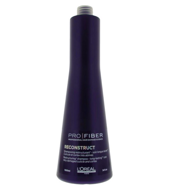 LOreal Professionnel Шампунь с продолжительным действием Expert Pro Fiber Reconstruct Shampo, 1000 млLE1548000 LOreal Professionnel Шампунь с продолжительным действием Expert Pro Fiber Reconstruct Shampo, 1000 млLE1548000LOreal Professionnel Pro Fiber Reconstruct Shampoo - Шампунь для очень сильно поврежденных волос 1000 млИнновационный восстанавливающий шампунь для ухода за сухими волосами и поврежденными волосами.Мягкая формула с натуральными протеинами и аминосиланом идеально подходит для травмированных волос после окрашивания, обесцвечивания, химической завивки или выпрямления. Шампунь возвращает волосам эластичность и блеск, сохраняет их натуральные качества. Средство эффективно восстанавливает волосы, укрепляя, питая и увлажняя их. Входящие в состав протеины способствуют усилению кровоснабжения и питания волосяных луковиц. Шампунь возвращает волосам силу и блеск, обновляет и восстанавливает их. Легко смывается, делая волосы мягкими и блестящими.