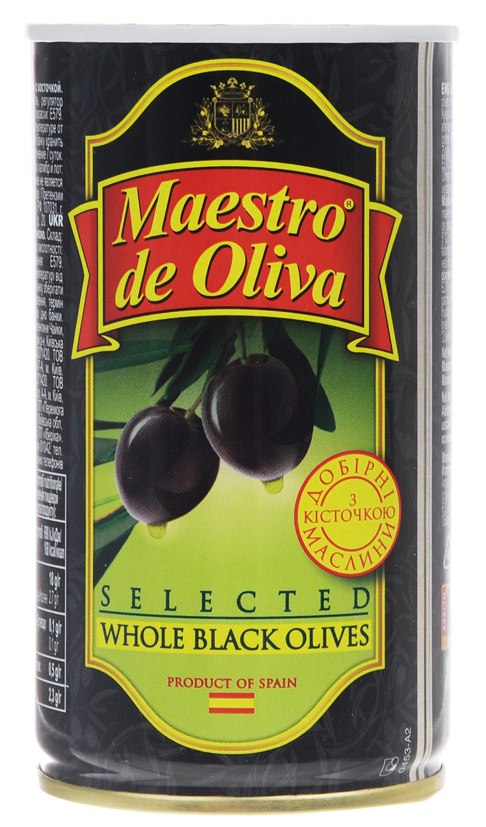 Maestro de Oliva отборные маслины с косточкой, 360 г maestro grand