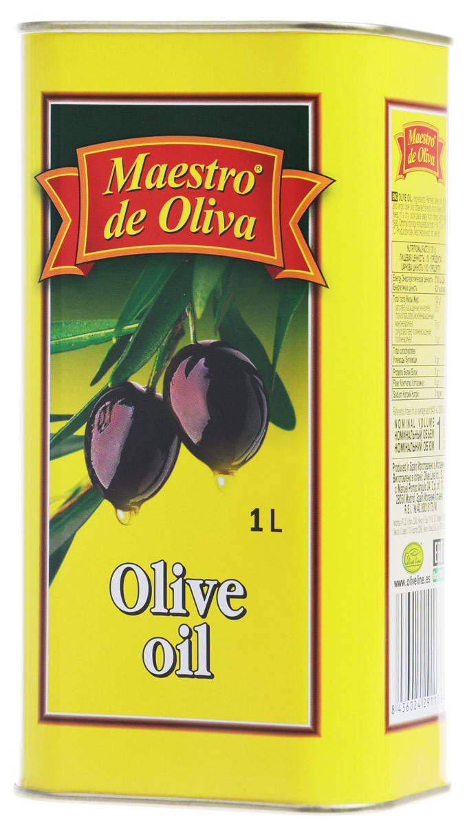 Maestro de Oliva масло оливковое, 1 л maestro grand