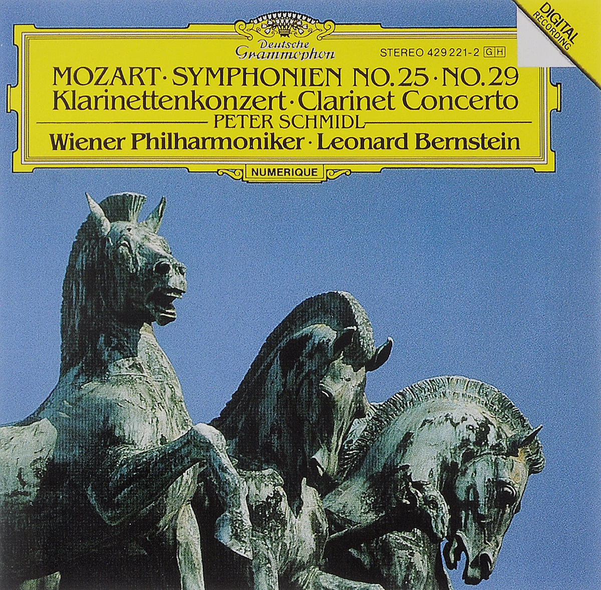 Leonard Bernstein. Mozart. Symphonien №25, №29 / Klarinettenkonzert