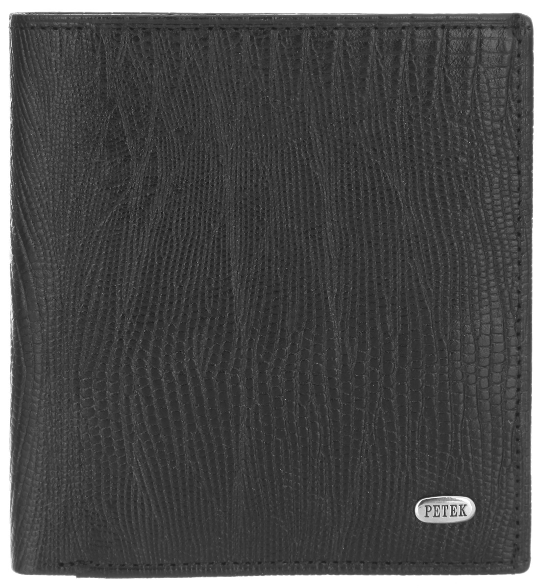 Портмоне мужское Petek 1855, цвет: черный. 212.041.01