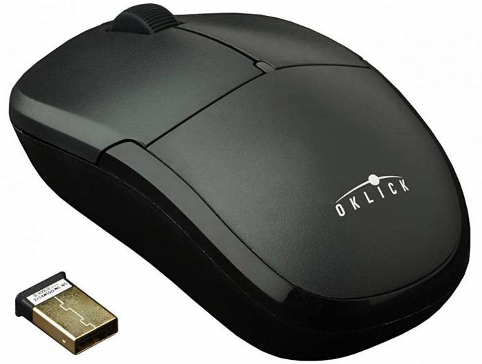 Oklick 575SW+, Black мышь857018 Oklick 575SW+, Black мышь857018Компактная беспроводная мышь Oklick 575SW+ является оптимальным выбором для работы на ПК или ноутбуке. Мышь подключается при помощи миниатюрного USB-приемника, автоматически, без необходимости установки драйверов. Пользователю предоставляется возможность переключения между тремя уровнями разрешения (600/1000/1600 dpi), позволяя выбрать наиболее оптимальный для комфортной работы. Oklick 575SW+ имеет специальный слот для USB-приемника, что позволяет избежать его потерю. Работает от 1 батарейки типа АА (входит в комплект), радиус действия составляет до 10 м, а ресурс нажатий около 5 000 000.