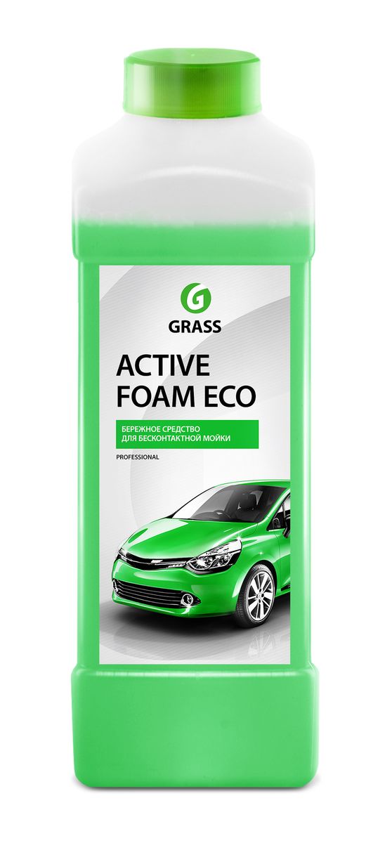 Активная пена Grass Active Foam ECO, 1 л113100 Активная пена Grass Active Foam ECO, 1 л113100Активная пена Grass Active Foam Eco - это концентрированное, высокопенное, однокомпонентное средство для бесконтактной мойки автомобиля. Без труда удаляет дорожную пыль, грязь, масло, следы от насекомых. Создает стойкую, обильную пену, которая легко смывается с поверхности. Не наносит вреда алюминиевым, никелированным поверхностям и другим покрытиям из сплавов цветных металлов. Содержит антикоррозионные добавки. Перед нанесением средство необходимо разбавить с водой из расчета 1:30-1:50 (20-30 г/л) для пеногенератора (20,50,100 л) или 1:1-1:4 (200-500 г) в пенокомплект (1 л). Товар сертифицирован.
