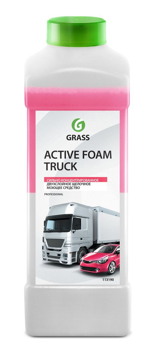 Активная пена Grass Active Foam Truck, 1 л113190 Активная пена Grass Active Foam Truck, 1 л113190Активная пена Grass Active Foam Truck предназначена для бесконтактной мойки легкового и грузового автотранспорта, контейнеров, ж/д вагонов, двигателей, автоцистерн. Средство оптимально для удаления тяжелых загрязнений. Благодаря особым компонентам отлично работает в холодной воде и в зимнее время года. Содержит антикоррозионные добавки. Грузовой автотранспорт: разбавить с водой из расчета 1:30-1:70 (15-30 г/л) для пеногенератора (25, 50, 100 л) или 1:1-1:3 (250-500 г/л) в пенокомплект. Легковой автотранспорт: разбавить с водой из расчета 1:50-1:100 (10-20 г/л) для пеногенератора (25, 50, 100 л) или 1:3-1:9 (100-250 г) в пенокомплект (1л). Взболтать перед применением. Товар сертифицирован.