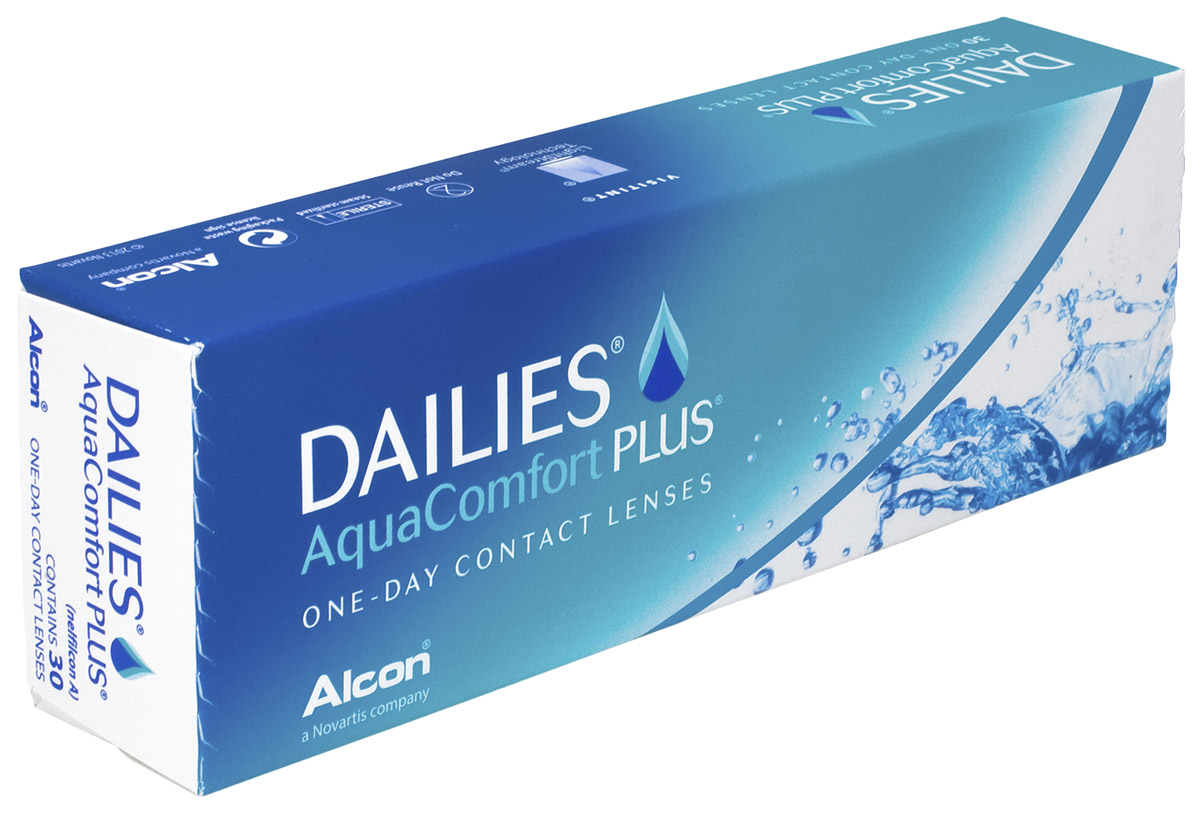 Alcon-CIBA Vision контактные линзы Dailies AquaComfort Plus (30шт / 8.7 / 14.0 / -3.00)