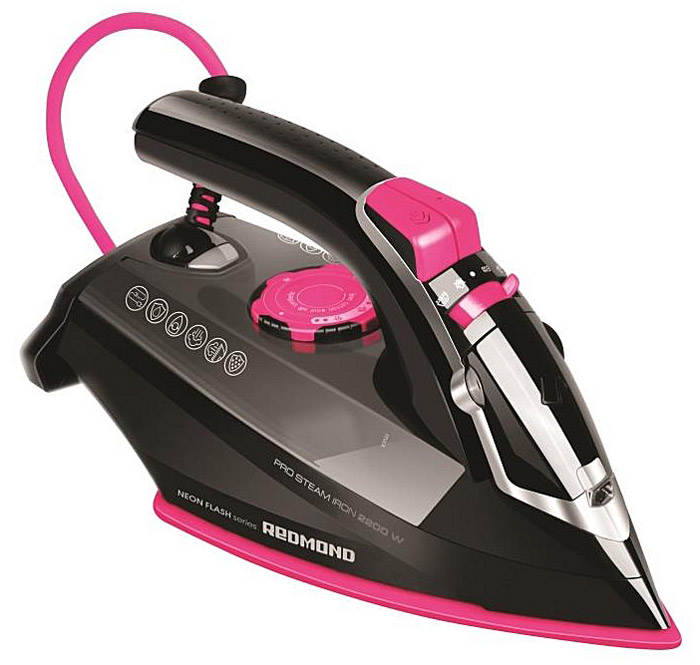 Redmond RI-C244, Pink утюгRI-C244_Pink Redmond RI-C244, Pink утюгRI-C244_PinkУтюг Redmond RI-C244 - новый эксклюзивный прибор из уникальной серии NEON FLASH, выполненный в эффектном дизайне и представленный в ярких ультрастильных цветовых решениях. Выберите свой неповторимый, мощный и высокотехнологичный утюг!Утюг Redmond RI-C244 предоставит самые широкие возможности для идеального глажения: надёжное керамическое покрытие подошвы, регулируемая подача пара, опция сухого глажения, защита от накипи и протекания, функция самоочистки.Redmond RI-C244 имеет и очень практичную функцию ECO, которая ощутимо снижает потребление электроэнергии. Вместе с этим суперсовременным утюгом в комплект входит мерный стакан. Вы насладитесь каждым движением этого современного утюга!