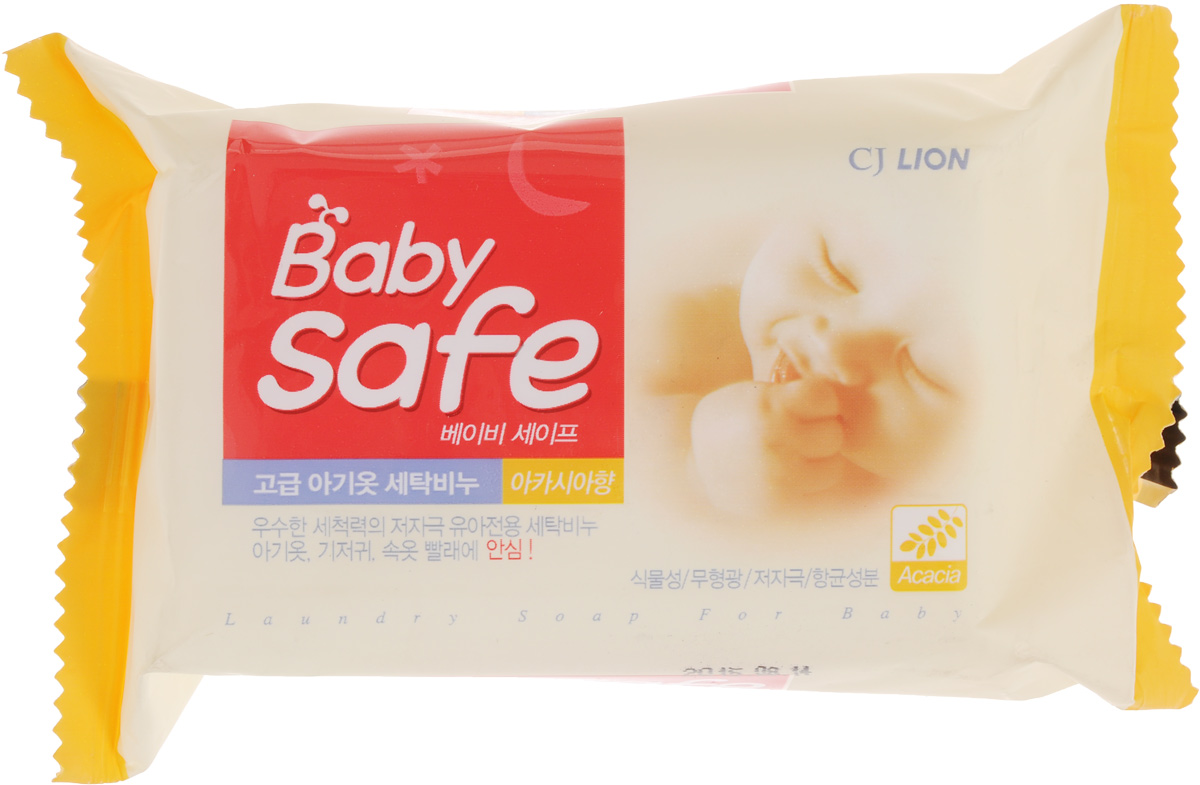 Мыло для стирки детских вещей Cj Lion Baby Safe, с ароматом акации, 190 г615569 Мыло для стирки детских вещей Cj Lion Baby Safe, с ароматом акации, 190 г615569Мыло для стирки детских вещей Cj Lion Baby Safe эффективно удаляет загрязнения, нейтрализует запахи, легко справляется с загрязнениями и хорошо выполаскивается. Мыло отлично отстирывает, не раздражает детскую кожу, смывает бактерии и микробы. Теперь вы можете быть спокойны за стирку детских вещей и белья. Состав: слабощелочная мыльная основа (98%), антибактериальный компонент. Товар сертифицирован.