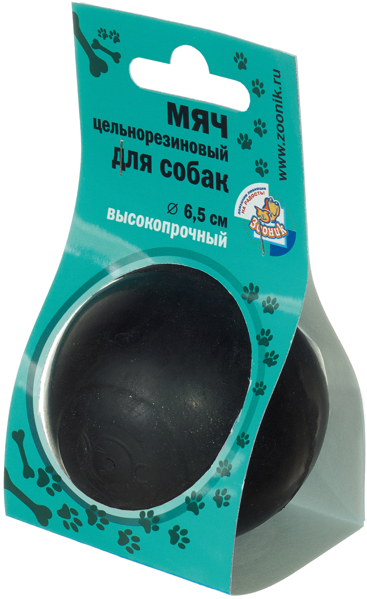 Игрушка Зооник Мяч цельнорезиновый, цвет: черный, диаметр 6,5 см16477 Игрушка Зооник Мяч цельнорезиновый, цвет: черный, диаметр 6,5 см16477Игрушка Зооник Мяч изготовлен из плотной резины. Игрушка не имеет запаха и абсолютно безопасна для вашего питомца. Идеально подойдет для дрессировки и активных игр.