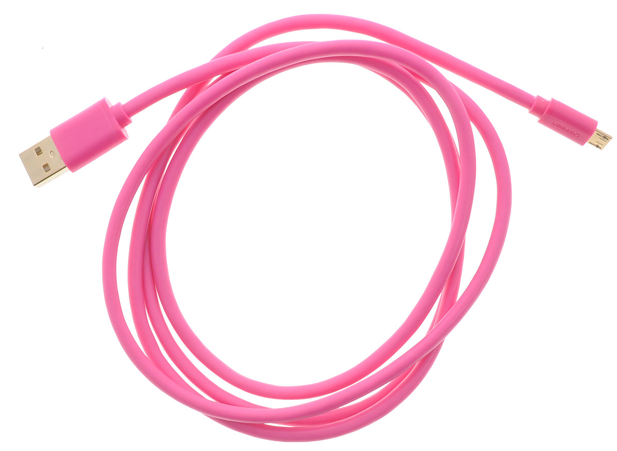 Ugreen Premium UG-10859, Pink кабель-переходник USB 1.5 мUG-10859 Ugreen Premium UG-10859, Pink кабель-переходник USB 1.5 мUG-10859Кабель Ugreen Premium UG-10859 позволяет подключать мобильные устройства, которые имеют разъем microUSB 5pin к USB AF разъему компьютера. Подходит для повседневных задач, таких как синхронизация данных и передача файлов.Пропускная способность интерфейса: до 480 Мбит/сТип оболочки: ПВХ