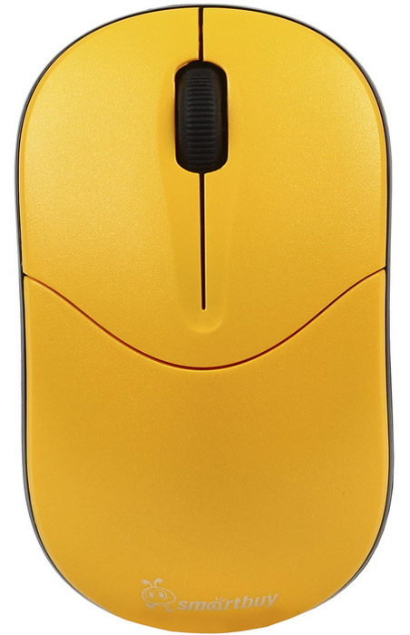 SmartBuy SBM-335AG, Yellow мышьSBM-335AG-Y SmartBuy SBM-335AG, Yellow мышьSBM-335AG-YБеспроводная оптическая мышь SmartBuy 335AG предназначена для ноутбука или ПК. Эргономичная и в тоже время симметричная форма корпуса обеспечивает комфортное управление любой рукой. Разрешение 1000 dpi позволяет использовать устройство для работы в различных программах. Функция энергосбережения продлевает срок службы батарейки. Входящий в комплект миниатюрный наноресивер можно оставлять подключенным к порту ПК или хранить в специальном отсеке в корпусе мыши.