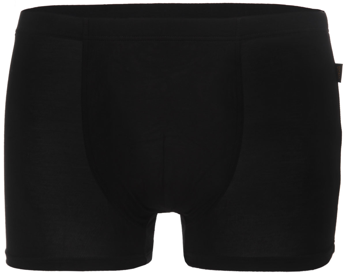 Трусы-шорты мужские Uomo Fiero Modal, цвет: черный. 025FH. Размер XXL (52)