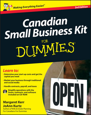 Canadian Small Business Kit For Dummies margaret kerr canadian small business kit for dummies
