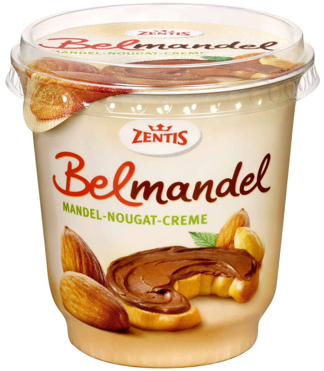 Zentis Belmandel шоколадная паста с миндалем и какао, 400 гЦп 364080 Zentis Belmandel шоколадная паста с миндалем и какао, 400 гЦп 364080Шоколадная паста Zentis Belmandel - это вкусное лакомство для всей семьи, которое отлично подойдет для завтрака. Паста производится из шоколада и масла с добавлением миндаля. Имеет густую однородную консистенцию. Шоколадную пасту можно намазывать на хлеб, а также использовать для приготовления тортов, пирожных, бисквитов, в качестве начинки для блинов, прекрасно подойдет для мороженого.