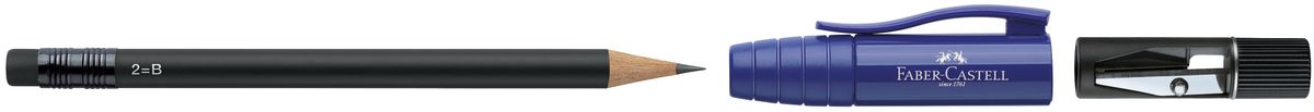 Faber-Castell Карандаш чернографитовый Perfect Pencil II цвет корпуса синий