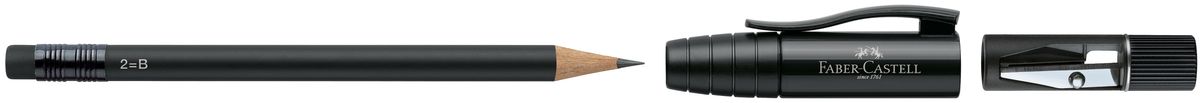 Faber-Castell Карандаш чернографитовый Perfect Pencil II цвет корпуса черный faber castell 48colors water colored pencil set lapis de cor profissional brand safety non toxic prismacolor color pencils
