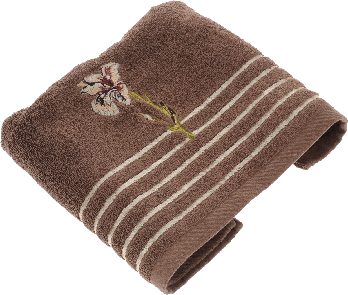 Полотенце Soavita Iris, цвет: коричневый, золотистый, молочный, 50 х 90 см64050 Полотенце Soavita Iris, цвет: коричневый, золотистый, молочный, 50 х 90 см64050Полотенце Soavita Iris выполнено из 100% хлопка. Изделие отлично впитывает влагу, быстро сохнет, сохраняет яркость цвета и не теряет форму даже после многократных стирок. Полотенце очень практично и неприхотливо в уходе. Оно создаст прекрасное настроение и украсит интерьер в ванной комнате.Soavita - это популярный бренд домашнего текстиля. Дизайнерская студия этой фирмы находится во Флоренции, Италия. Производство перенесено в Китай, чтобы сделать продукцию более доступной для покупателей. Таким образом, вы имеете возможность покупать продукцию европейского качества совсем не дорого. Домашний текстиль прослужит вам долго: все детали качественно прошиты, ткани очень плотные, рисунок наносится безопасными для здоровья красителями, не линяет и держится много лет.