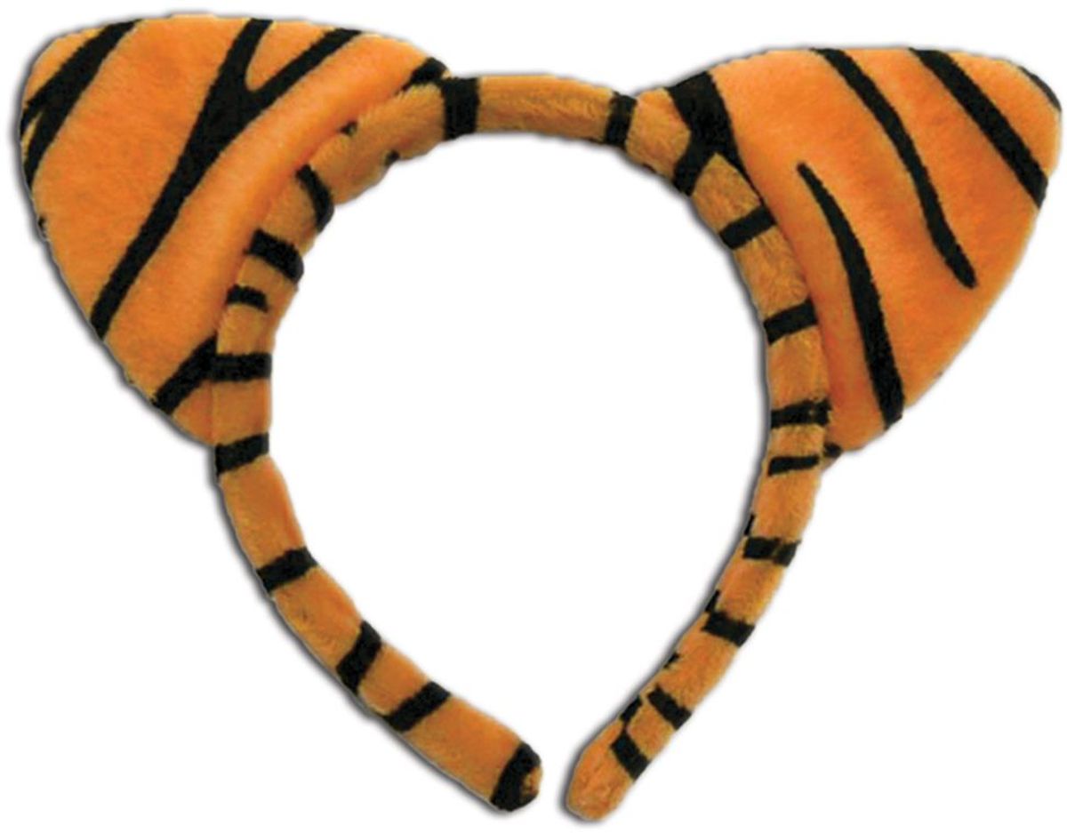 Partymania Ободок детский Веселые зверята Тигр дизайн 2