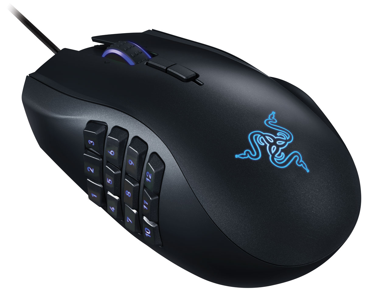 Razer Naga Chroma игровая мышьRZ01-01610100-R3G1 Razer Naga Chroma игровая мышьRZ01-01610100-R3G1Обновленная игровая мышь Razer Naga Chroma порадует фанатов ММО-гейминга самым современным сенсором. Лазерный сенсор 5G от Razer способен выдавать честное разрешение 16000 dpi с интервальным шагом вплоть до 1 dpi. Это серьезная инновация по сравнению с сегодняшними стандартами, позволяющими установить интервал разрешения только в 50 dpi. Кроме того, мышка может похвастаться полным отсутствием интерполяции, что является оптимальным для многоэкранных игровых станций с ультравысокими разрешениями монитора и идеальным вариантом для погружения в ММО.В самом сердце Razer Naga Chroma располагается фирменная вогнутая механическая панель с 12 кнопками с тактильным и звуковым откликом, оптимизированная специально для ММО игр. Каждая кнопка на этой панели эргономично расположена, чтобы игроку не составило труда найти её на ощупь и отдать нужную команду.Революционная панель из 12 кнопок для большого пальца на мыши Razer Naga Chroma оборудована механическими переключателями для тактильной и звуковой обратной связи, чтобы вы были уверены в каждом нажатии кнопки.Мышь Razer Naga Chroma обладает совершенно новым колесом прокрутки с распознаванием бокового наклона колеса прокрутки для еще более быстрых команд в игре.Кнопкам для большого пальца придали вогнутую форму, чтобы каждая кнопка выделялась отдельно. Это позволяет находить кнопки на ощупь, чтобы фокусировать внимание на игре, пока ваши инстинкты и рефлексы ведут вас к победе.Представляем максимально интуитивный внутриигровой конфигуратор мыши — именно то, что нужно для многопользовательских онлайн-игр. Настраивайте кнопки Razer Naga Chroma по своему желанию и навыкам, создавайте макросы и горячие сочетания прямо в игре с помощью ненавязчивого оверлея. Боковую матрицу можно вывести на экран монитора в виде значков прямо в вашей любимой MMO игре, так что вы всегда будете точно знать, какую именно кнопку нужно нажать.Благодаря настраиваемой подсветке Chroma для колеса прокрутки и боковой матрицы, вы можете выбирать из огромной палитры цветов, чтобы персонализировать свою мышь Razer Naga Chroma. Каждая область управляется в Razer Synapse независимо, поэтому ваша уникальная мышка может стать средством выражением исключительно вашего характера.Получите больше возможностей от мыши Razer Naga Chroma благодаря Razer Synapse, облачному конфигуратору устройств Razer. Вы можете настроить любые параметры, от чувствительности до отслеживания высоты отрыва и калибровки поверхности, и сохранить их в облаке, чтобы вы могли играть с максимальной отдачей в любой момент независимо от своего местонахождения и ПК. Razer Synapse также обеспечивает оптимальную работу ваших периферийных устройств благодаря автоматическим обновлениям прошивок и драйверов, чтобы ваш уровень игры был превосходным в любое время.