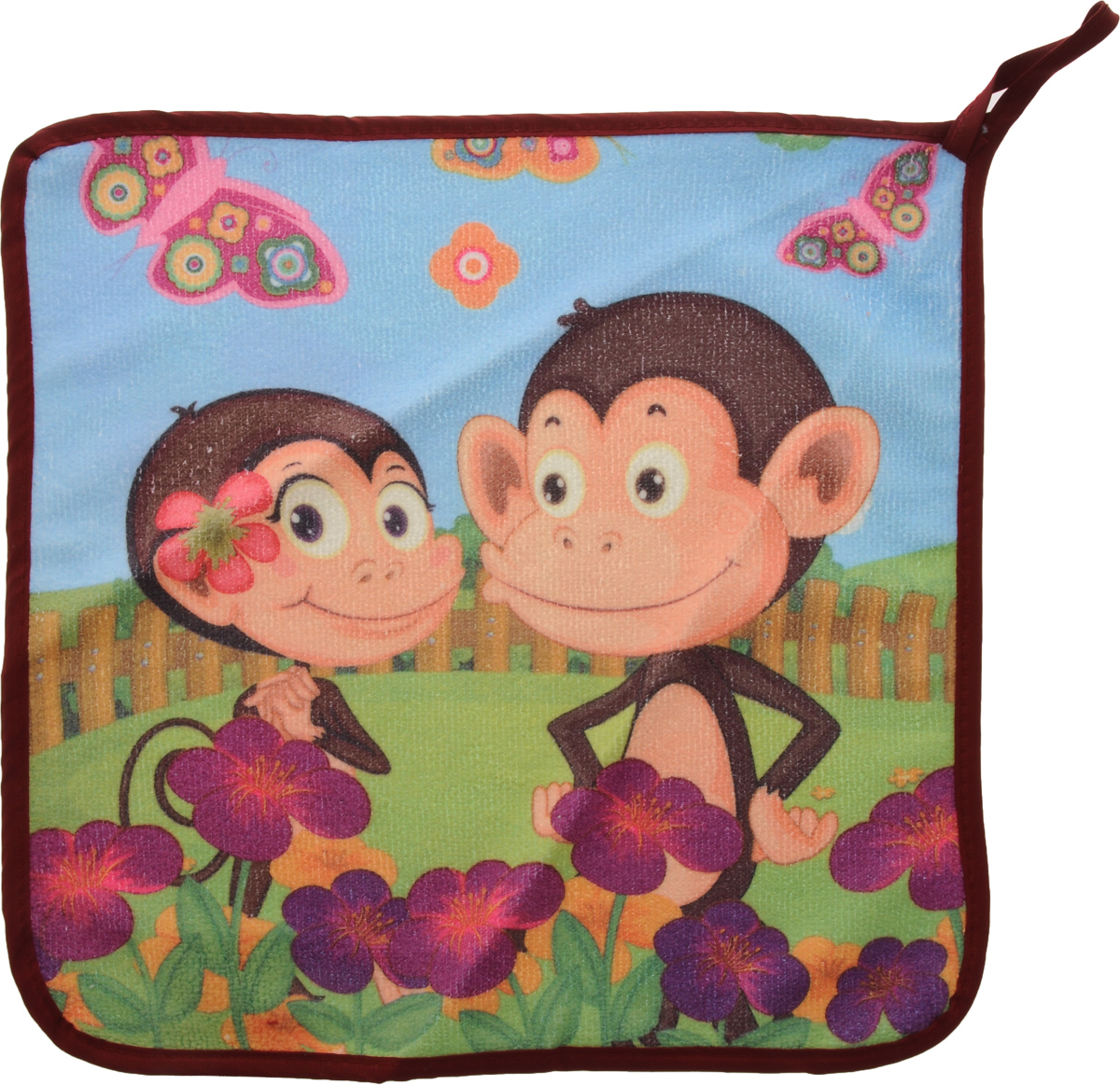 Салфетка кухонная Soavita Monkey, 30 х 30 см. 80594