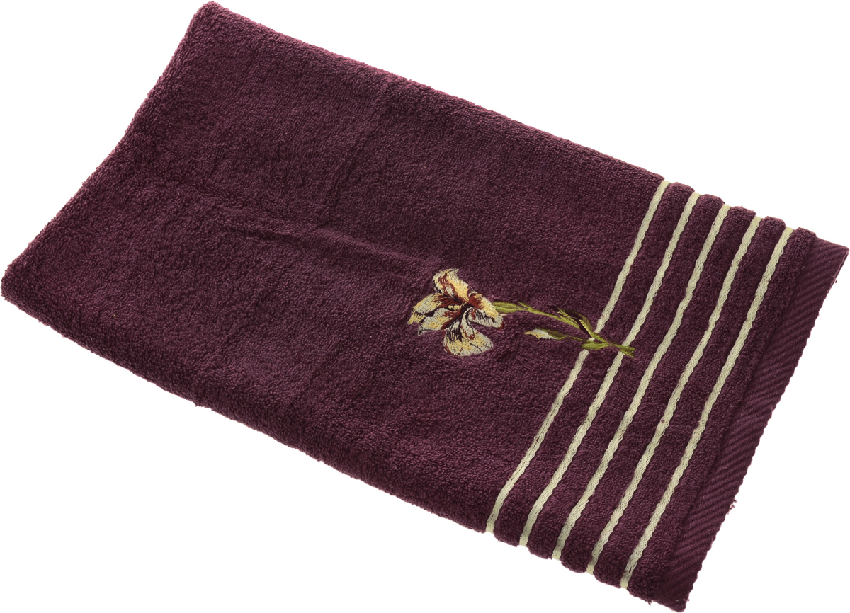 Полотенце Soavita Iris, цвет: бордовый, 50 х 90 см64047 Полотенце Soavita Iris, цвет: бордовый, 50 х 90 см64047Полотенце Soavita Iris выполнено из 100% хлопка. Изделие отлично впитывает влагу, быстро сохнет, сохраняет яркость цвета и не теряет форму даже после многократных стирок. Полотенце очень практично и неприхотливо в уходе. Оно создаст прекрасное настроение и украсит интерьер в ванной комнате.