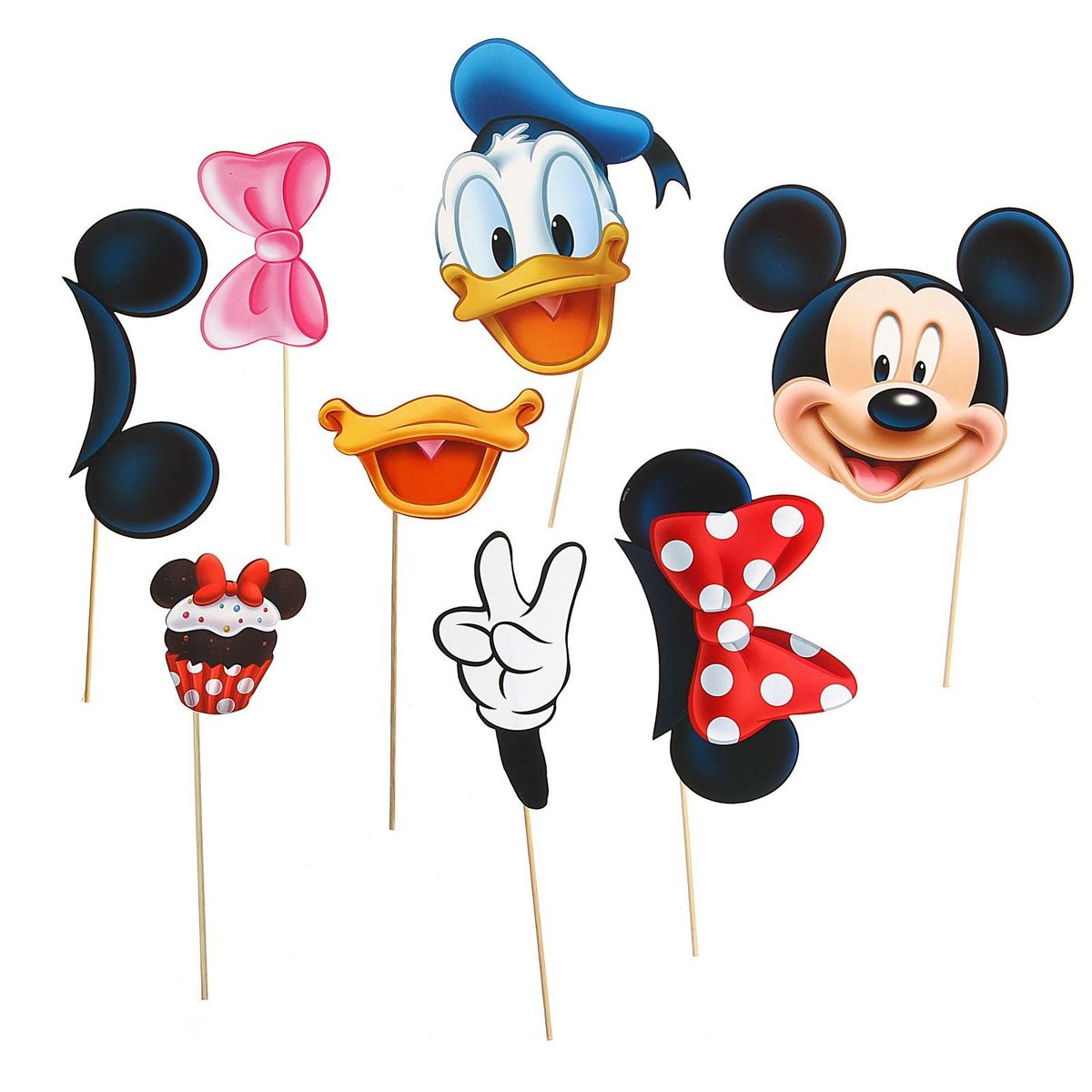 Набор фотобутафории Disney Микки Маус и друзья, 8 предметов шкатулки disney памятный набор для новорождённых