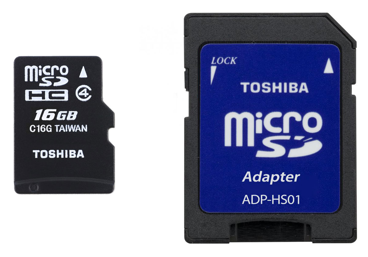 Toshiba microSDHC Class 4 16GB карта памятиTHN-M102K0160M2 Toshiba microSDHC Class 4 16GB карта памятиTHN-M102K0160M2Карты памяти Toshiba microSDHC Class 4 идеально подходят для хранения приложений и запуска системных файлов.Карты памяти microSDHC Class 4 компании Toshiba водонепроницаемы. Это защитит ваши данные и обеспечит сохранность музыки и фотографий.Карты памяти Toshiba созданы на основе энергонезависимых компонентов памяти и не содержат движущихся частей, которые могут сломаться.