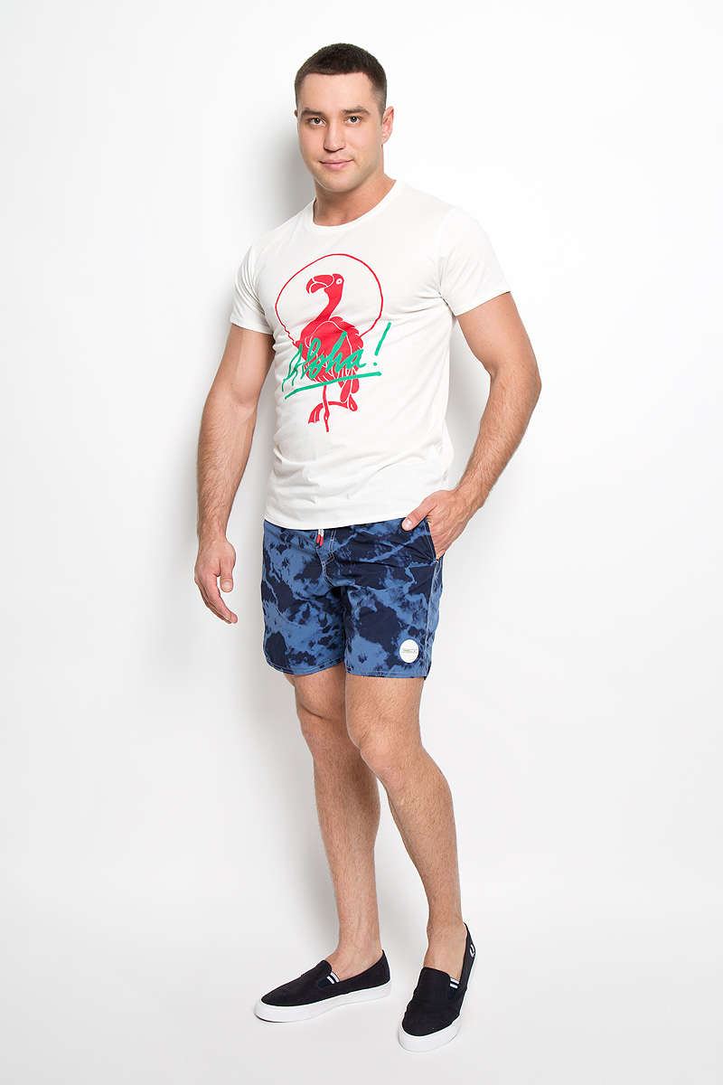 Футболка мужская ONeill, цвет: молочный. 602337-1030. Размер S (46)602337-1030 Футболка мужская ONeill, цвет: молочный. 602337-1030. Размер S (46)602337-1030Стильная мужская футболка ONeill, выполненная из высококачественного хлопка с добавлением полиэстера, обладает высокой воздухопроницаемостью и гигроскопичностью, позволяет коже дышать. Такая футболка великолепно подойдет как для повседневной носки, так и для спортивных занятий.Модель с короткими рукавами и круглым вырезом горловины - идеальный вариант для создания модного современного образа. Футболка оформлена принтом с изображением фламинго и надписью Aloha!.Такая модель подарит вам комфорт в течение всего дня и послужит замечательным дополнением к вашему гардеробу.
