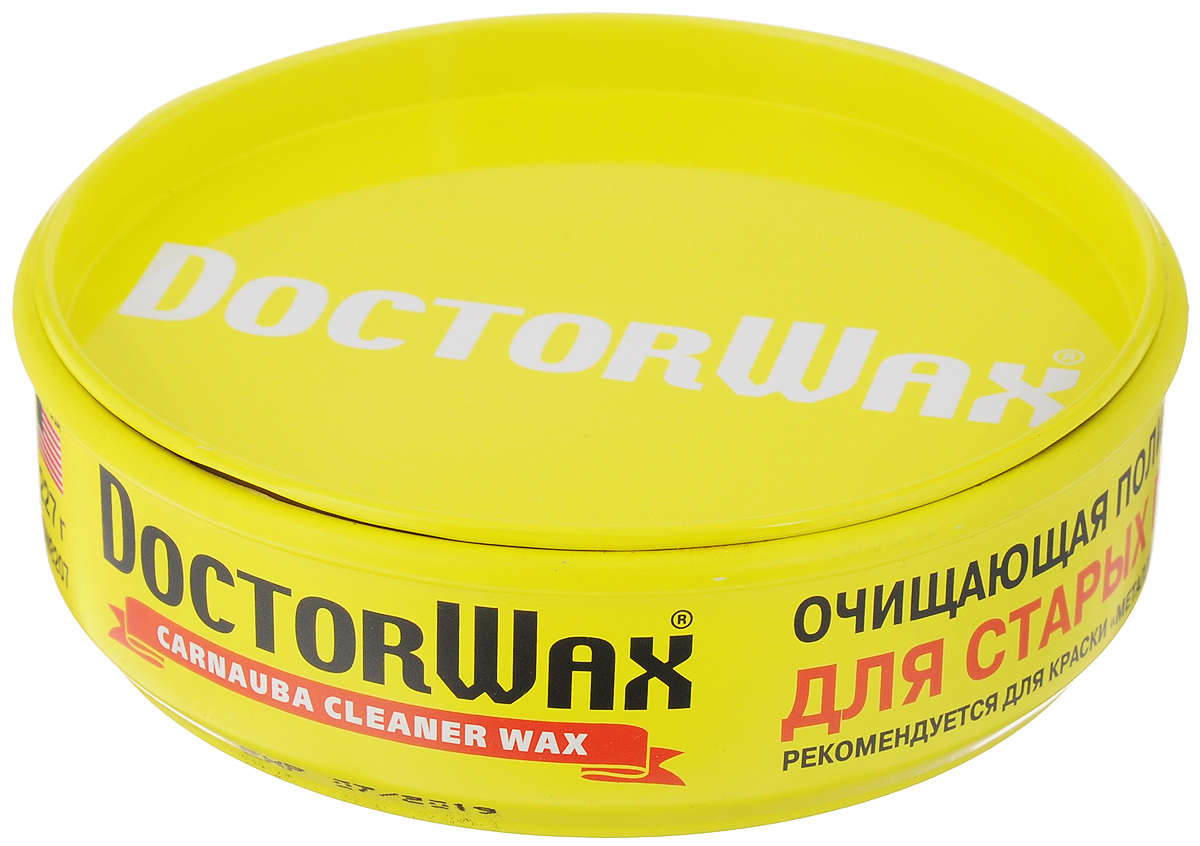 Полироль-защита очищающая Doctor Wax, для старых покрытий, 227 гDW 8207 Полироль-защита очищающая Doctor Wax, для старых покрытий, 227 гDW 8207Полироль-защита очищающая Doctor Wax предназначена для старых покрытий. Она восстанавливает яркость краски и блеск старых лакокрасочных покрытий, убирает круговые риски, придает краскам Металлик глубину, прозрачность и Мокрый блеск. Создает прочный, оптически прозрачный защитный слой из натурального воска пальмы Карнауба и комплекса полимерных компонентов, усиливающих защитные свойства полироли. Надежно защищает от всех агрессивных воздействий окружающей среды.Безопасна для любых покрытий. Выдерживает многочисленные мойки.Состав: дистилляты нефти, воск Карнауба, полимеры, добавки, составляющие ноу-хау компании.Товар сертифицирован.