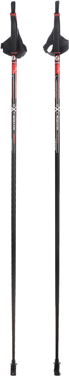 Палки для скандинавской ходьбы STC Extreme, цвет: черный, красный, длина 125 смEXTREME 125_черный/красный Палки для скандинавской ходьбы STC Extreme, цвет: черный, красный, длина 125 смEXTREME 125_черный/красныйПалки для скандинавской ходьбы STC Extreme обладают отличным запасом прочности, благодаря эргономичным свойствам стеклопластика. Специальный усиленный наконечник и резиновый башмачок придают надежности и долговечности при активном использовании этих палок на абсолютно любых поверхностях и в любое время года. Текстильные петли на ручках делают эксплуатацию более удобной.