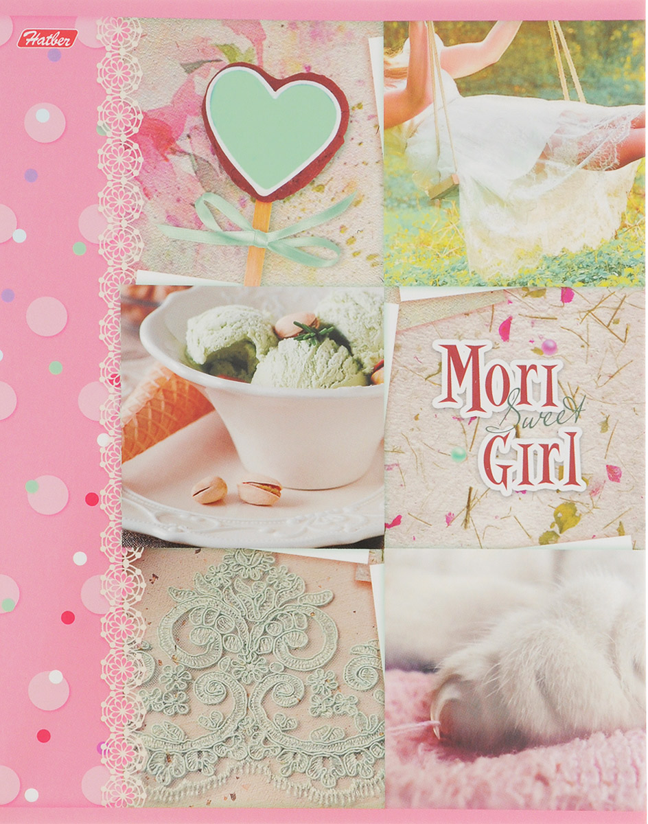 Hatber Тетрадь Sweet Mori Girl 48 листов в клетку 1455148Т5В1_14551 Hatber Тетрадь Sweet Mori Girl 48 листов в клетку 1455148Т5В1_14551Тетрадь Hatber Sweet Mori Girl подойдет как школьнику, так и студенту.Обложка, выполненная из плотного картона, позволит сохранить тетрадь в аккуратном состоянии на протяжении всего времени использования. Лицевая сторона оформлена различными нежными картинками.Внутренний блок тетради, соединенный двумя металлическими скрепками, состоит из 48 листов белой бумаги. Стандартная линовка в клетку голубого цвета дополнена полями.