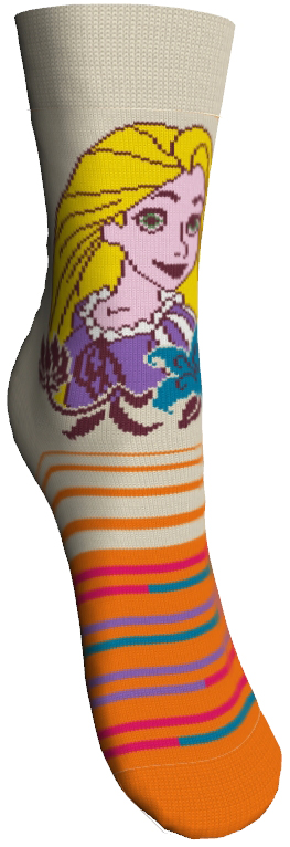 Носки для девочки Master Socks Disney Princess, цвет: бежевый, оранжевый. 12201. Размер 2212201 Носки для девочки Master Socks Disney Princess, цвет: бежевый, оранжевый. 12201. Размер 2212201Удобные носки Master Socks Disney Princess, изготовленные из высококачественного комбинированного материала, очень мягкие и приятные на ощупь, позволяют коже дышать. На паголенке они оформлены изображение принцессы из мультфильмов Disney.Эластичная резинка плотно облегает ногу, не сдавливая ее, обеспечивая комфорт и удобство.Удобные и комфортные носки великолепно подойдут к любой обуви.