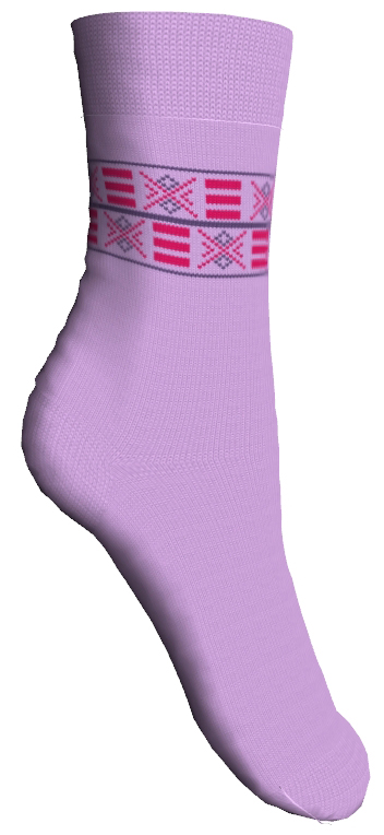 Носки детские Master Socks, цвет: сиреневый. 52007. Размер 2452007 Носки детские Master Socks, цвет: сиреневый. 52007. Размер 2452007Мягкие детские носки Master Socks изготовлены из эластичного хлопка, эластана и полиамида. Ткань очень приятная на ощупь, хорошо тянется, не деформируясь. Эластичная резинка мягко облегает ножку ребенка, обеспечивая удобство и комфорт. Модель оформлена орнаментом.Такие носочки станут отличным дополнением к детскому гардеробу!Уважаемые клиенты!Размер, доступный для заказа, является длиной стопы.