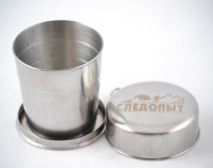 Стакан походный Следопыт, складной, 0,15 л. 3622636226 Стакан походный Следопыт, складной, 0,15 л. 3622636226Материал: нержавеющая стальОбъем: 150мл