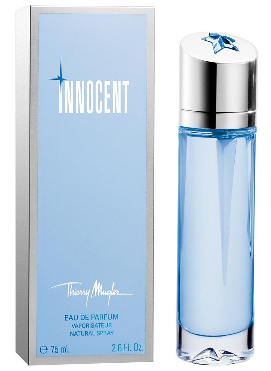 Thierry Mugler Парфюмированная вода Innocent, женская, 75 мл13982 Thierry Mugler Парфюмированная вода Innocent, женская, 75 мл13982Ванильные, ориентальные. Бергамот, мандарин, миндаль, черная смородина, амбра, мускус, пралине.