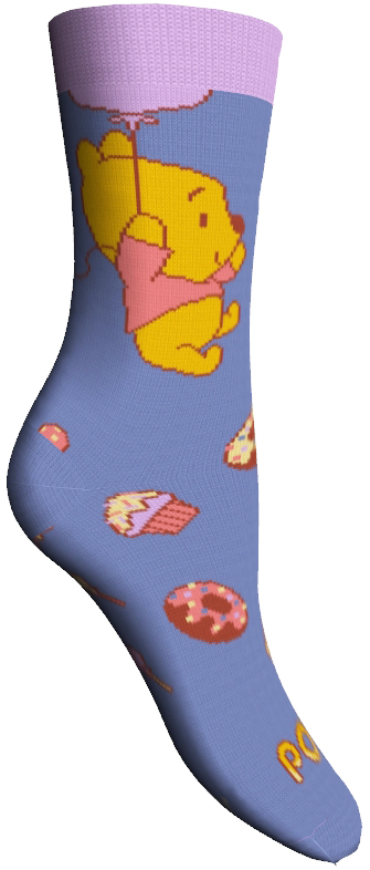 Носки женские Master Socks, цвет: фиолетовый. 15800. Размер 2515800 Носки женские Master Socks, цвет: фиолетовый. 15800. Размер 2515800Удобные носки Master Socks, изготовленные из высококачественного комбинированного материала, очень мягкие и приятные на ощупь, позволяют коже дышать.Эластичная резинка плотно облегает ногу, не сдавливая ее, обеспечивая комфорт и удобство. Носки оформлены принтом с изображением героев мультфильма.Практичные и комфортные носки великолепно подойдут к любой вашей обуви.