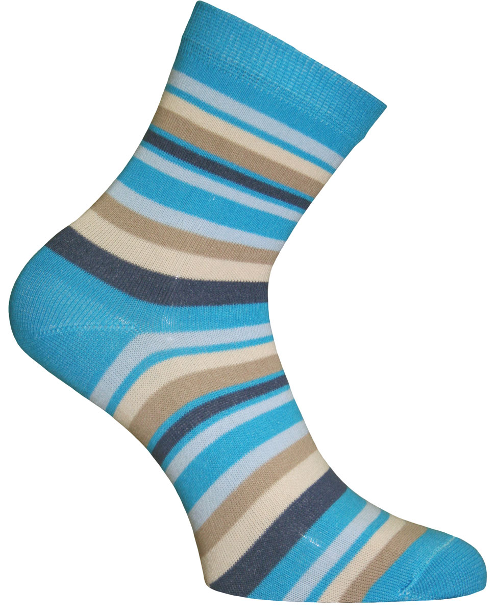 Носки женские Master Socks, цвет: голубой, мультиколор. 55002. Размер 2555002 Носки женские Master Socks, цвет: голубой, мультиколор. 55002. Размер 2555002Удобные носки Master Socks, изготовленные из высококачественного комбинированного материала, очень мягкие и приятные на ощупь, позволяют коже дышать. Эластичная резинка плотно облегает ногу, не сдавливая ее, обеспечивая комфорт и удобство. Носки с паголенком классической длины оформлены принтом в полоску. Практичные и комфортные носки великолепно подойдут к любой вашей обуви.