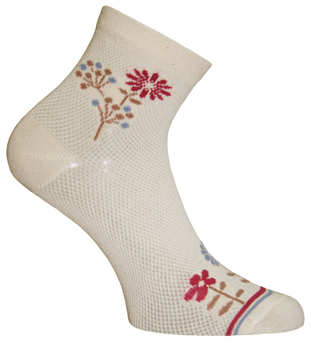 Носки женские Master Socks, цвет: бежевый, красный, коричневый. 55011. Размер 2555011 Носки женские Master Socks, цвет: бежевый, красный, коричневый. 55011. Размер 2555011Удобные носки Master Socks, изготовленные из высококачественного комбинированного материала, очень мягкие и приятные на ощупь, позволяют коже дышать. Эластичная резинка плотно облегает ногу, не сдавливая ее, обеспечивая комфорт и удобство. Носки с паголенком классической длины оформленыоригинальным принтом в нижней и верхней частях носка. Практичные и комфортные носки великолепно подойдут к любой вашей обуви.