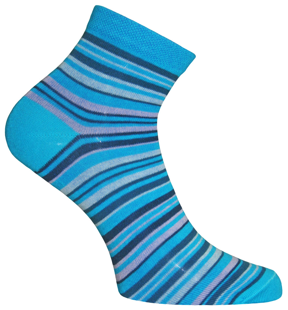 Носки женские Master Socks, цвет: бирюзовый, темно-синий. 55109. Размер 2555109 Носки женские Master Socks, цвет: бирюзовый, темно-синий. 55109. Размер 2555109Носки Master Socks изготовлены из индийского хлопка с добавлением полиамида и эластана, очень удобных и приятных при носке. Модель оформлена принтом в полоску. Эластичная резинка плотно облегает ногу, не сдавливая ее, обеспечивая комфорт и удобство.