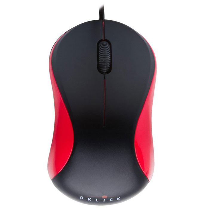 Oklick 605SW, Red Black мышь